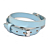 Voordelige Floating Locket Lederen Armband Licht Blauw kopen bij webwinkel Monzaique.nl