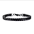 Voordelige Armband Zwarte V-Schakelarmband 6mm (diversen maten) kopen bij webwinkel Monzaique.nl