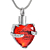 Voordelige Ashanger Always On My Mind Forever In My Heart Red RVS kopen bij webwinkel Monzaique.nl