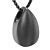 Voordelige Ashanger Little Teardrop Black RVS (incl. ketting) kopen bij webwinkel Monzaique.nl