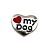 Voordelige Floating Charm Hart Love My Dog kopen bij webwinkel Monzaique.nl