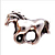 Voordelige Floating Charm Paard kopen bij webwinkel Monzaique.nl