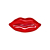 Voordelige Floating Charm Rode Lippen kopen bij webwinkel Monzaique.nl