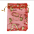 Voordelige Cadeau Verpakking Organza Rood met Goudkleurige Hartjes kopen bij webwinkel Monzaique.nl