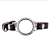 Voordelige Enkele Armband voor een Floating Locket Medaillon (excl medaillon) - Zwart kopen bij webwinkel Monzaique.nl