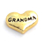 Voordelige Floating Charm Hart Grandma Goudkleurig kopen bij webwinkel Monzaique.nl
