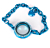 Memory Locket Armband Kristal Strass Turquoise (25 mm) kopen