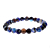 Voordelige Kralen Armband Natural Stone Dark blue/Brown 17-19cm kopen bij webwinkel Monzaique.nl