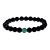 Voordelige Kralen Armband Natural Stone Black with Weathered Green 17-19cm kopen bij webwinkel Monzaique.nl