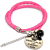 Pinkiezz Armband Roze - Keep Calm And Carry On kopen