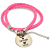 Voordelige Pinkiezz Armband Roze - Live Laugh Love kopen bij webwinkel Monzaique.nl