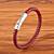 Voordelige Rode Gevlochten Armband (6mm) (div afmetingen) kopen bij webwinkel Monzaique.nl
